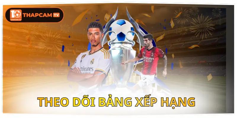 Bảng xếp hạng update thường xuyên trên trang Thapcam